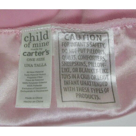 Carter's Bunny Rabbit Lovey Security Blanket Satin Back Mommy Loves Me - Picture 6 of 6